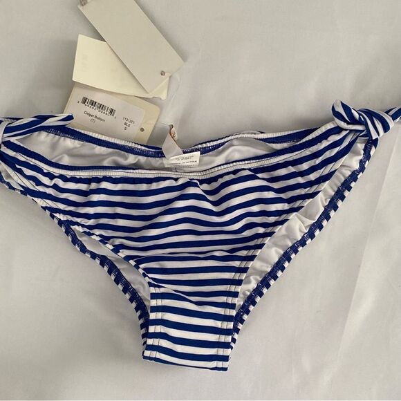 Zinke Women's Gidget Hipster Striped Bikini Bottom size M - Picture 3 of 4